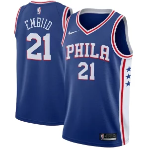Comodo Robusto Joel Embiid Philadelphia 76ers Nike Swingman Jersey Royal Icon Edition per i devoti sostenitori