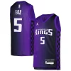 Cool De'Aaron Fox Sacramento Kings Jordan Brand Youth Swingman Jersey Statement Edition Purple per i devoti sostenitori