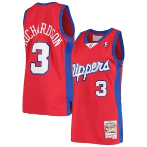 Robusto Moderno Quentin Richardson LA Clippers 2000/01 Hardwood Classics Swingman Jersey Red per i devoti sostenitori