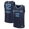 Cool Robusto Prestigioso Ja Morant Memphis Grizzlies Fast Break Replica Player Jersey Icon Edition Navy per i devoti sostenitori