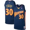 Elegante Cool Attraente Stephen Curry Golden State Warriors 2009/10 Big & Tall Hardwood Classics Swingman Jersey Navy per i devoti sostenitori