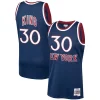 Classico Bernard King New York Knicks 1982/83 Hardwood Classics Swingman Jersey Navy per i devoti sostenitori