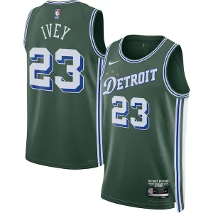 Carino Incantevole Jaden Ivey Detroit Pistons Nike 2022/23 Swingman Jersey City Edition Green per i devoti sostenitori