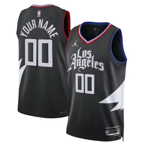 Ottimo LA Clippers Jordan Brand Unisex 2022/23 Swingman Custom Jersey Statement Edition Black per i devoti sostenitori