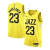 Prestigioso Meraviglioso Lauri Markkanen Utah Jazz Nike Unisex Swingman Jersey Icon Edition Gold per i devoti sostenitori