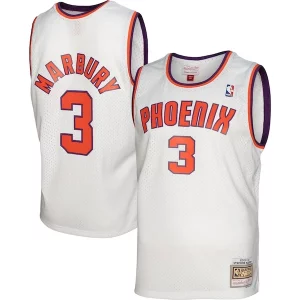 Ottimo Stephon Marbury Phoenix Suns 2001/02 Hardwood Classics Swingman Jersey White per i devoti sostenitori