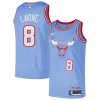 Comodo Zach LaVine Chicago Bulls Nike Swingman Player Jersey City Edition Blue per i devoti sostenitori