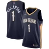 Sofisticato Delizioso Zion Williamson New Orleans Pelicans Nike Unisex Swingman Jersey Icon Edition Navy/White per i devoti sostenitori
