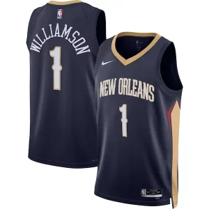 Sofisticato Delizioso Zion Williamson New Orleans Pelicans Nike Unisex Swingman Jersey Icon Edition Navy/White per i devoti sostenitori