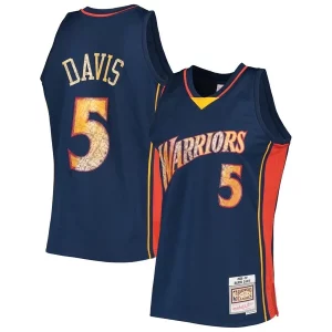 Sofisticato Raffinato Baron Davis Golden State Warriors 2006/07 Hardwood Classics NBA 75th Anniversary Diamond Swingman Jersey Royal per i devoti sostenitori