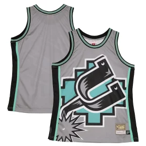 Cool Incantevole Moderno San Antonio Spurs Hardwood Classics Blown Out Fashion Jersey Gray per i devoti sostenitori