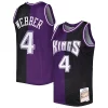 Sofisticato Resistente Chris Webber Sacramento Kings Hardwood Classics 2000/01 Split Swingman Jersey Purple/Black per i devoti sostenitori