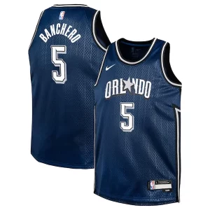 Sofisticato Incantevole Fantastico Paolo Banchero Orlando Magic Nike Youth Swingman Replica Jersey City Edition Navy per i devoti sostenitori