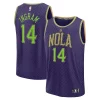 Ottimo Sofisticato Resistente Brandon Ingram New Orleans Pelicans 2024/25 Fast Break Player Jersey City Edition Purple per i devoti sostenitori
