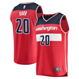 Attraente Alexandre Sarr Washington Wizards Fast Break Replica Player Jersey Icon Edition Red per i devoti sostenitori