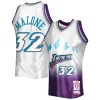 Cool Gorgeous Delizioso Karl Malone Utah Jazz 1996/97 Hardwood Classics 75th Anniversary Swingman Jersey Platinum per i devoti sostenitori