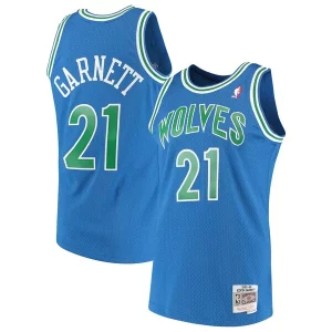 Raffinato Pratico Meraviglioso Kevin Garnett Minnesota Timberwolves 1995/96 Hardwood Classics Swingman Jersey Blue per i devoti sostenitori