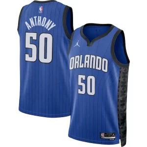 Attraente Classico Cole Anthony Orlando Magic Jordan Brand Unisex Swingman Jersey Statement Edition Blue per i devoti sostenitori