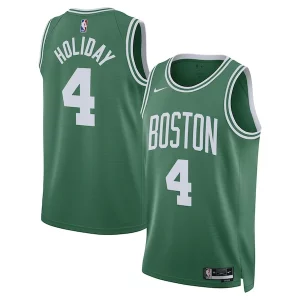 Stupendo Elegante Jrue Holiday Boston Celtics Nike Unisex Swingman Jersey Icon Edition Kelly Green  per i devoti sostenitori