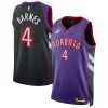 Moderno Scottie Barnes Toronto Raptors Nike Unisex 2024/25 Swingman Jersey Purple Classic Edition per i devoti sostenitori