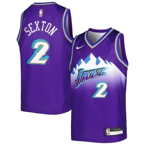 Moderno Eccezionale Collin Sexton Utah Jazz Nike Youth 2022/23 Swingman Jersey City Edition Purple per i devoti sostenitori