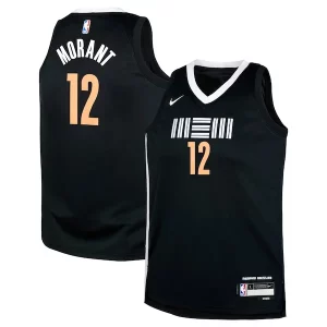 Ottimo Duraturo Ja Morant Memphis Grizzlies Nike Youth Swingman Replica Jersey City Edition Black per i devoti sostenitori
