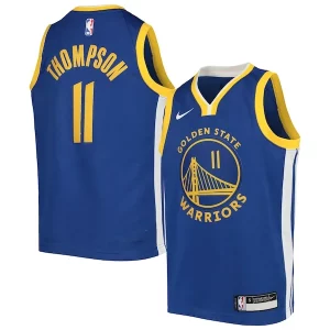 Prestigioso Fascinante Klay Thompson Golden State Warriors Nike Youth Team Swingman Jersey Icon Edition Blue per i devoti sostenitori