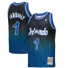 Resistente Stupendo Delizioso Penny Hardaway Orlando Magic 1994/95 Hardwood Classics Fadeaway Swingman Player Jersey Royal/Black per i devoti sostenitori