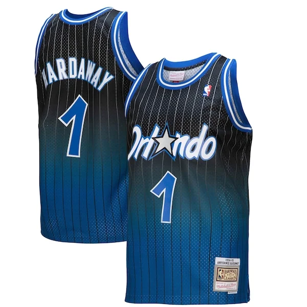 Resistente Stupendo Delizioso Penny Hardaway Orlando Magic 1994/95 Hardwood Classics Fadeaway Swingman Player Jersey Royal/Black per i devoti sostenitori