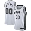 Delizioso Bellissimo San Antonio Spurs Nike 2020/21 Swingman Custom Jersey Association Edition White per i devoti sostenitori