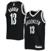 Eccezionale Lussuoso James Harden Brooklyn Nets Nike Youth Swingman Jersey Icon Edition Black per i devoti sostenitori