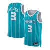 Carino Accattivante Terry Rozier Charlotte Hornets Jordan Brand Unisex Swingman Jersey Association Edition Teal per i devoti sostenitori