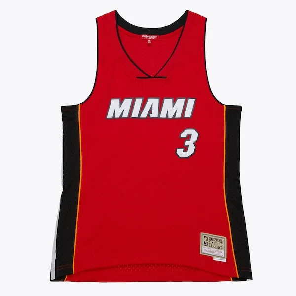 Incantevole Gorgeous Dwyane Wade Miami Heat Women's 2005/06 Hardwood Classics Swingman Jersey Red per i devoti sostenitori