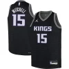 Accattivante Stupendo Davion Mitchell Sacramento Kings Jordan Brand Youth Swingman Jersey Statement Edition Black per i devoti sostenitori