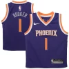 Incantevole Meraviglioso Ottimo Devin Booker Phoenix Suns Nike Preschool Replica Jersey Purple Icon Edition per i devoti sostenitori