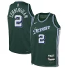 Gorgeous Cade Cunningham Detroit Pistons Nike Youth 2022/23 Swingman Jersey City Edition Green per i devoti sostenitori