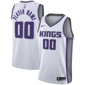 Fascinante Gorgeous Sacramento Kings Nike Swingman Custom Jersey White Association Edition per i devoti sostenitori