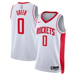 Fantastico Jalen Green Houston Rockets Nike Swingman Jersey Association Edition White per i devoti sostenitori