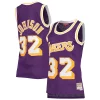 Fantastico Fascinante Splendido Magic Johnson Los Angeles Lakers Women's Hardwood Classics 1984/85 Swingman Jersey Purple per i devoti sostenitori