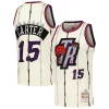 Elegante Pratico Vince Carter Toronto Raptors Chainstitch Swingman Jersey Cream per i devoti sostenitori