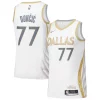 Trendy Stupendo Dallas Mavericks Nike Swingman Player Jersey City Edition White per i devoti sostenitori