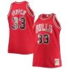 Prestigioso Raffinato Cool Scottie Pippen Chicago Bulls Big & Tall 1997/98 NBA 75th Anniversary Diamond Swingman Jersey Red per i devoti sostenitori