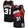 Trendy Comodo Shawn Marion Phoenix Suns 1999/00 Hardwood Classics Swingman Jersey Black per i devoti sostenitori