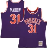 Incantevole Shawn Marion Phoenix Suns 2001/02 Hardwood Classics Swingman Jersey Purple per i devoti sostenitori