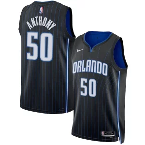 Raffinato Classico Cole Anthony Orlando Magic Nike Unisex Swingman Jersey Icon Edition Black/White per i devoti sostenitori