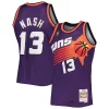 Magnifico Fantastico Steve Nash Phoenix Suns 1996/97 Hardwood Classics Swingman Jersey Purple per i devoti sostenitori
