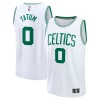 Eccezionale Meraviglioso Jayson Tatum Boston Celtics Fast Break Replica Player Jersey Association Edition White per i devoti sostenitori