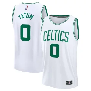 Eccezionale Meraviglioso Jayson Tatum Boston Celtics Fast Break Replica Player Jersey Association Edition White per i devoti sostenitori