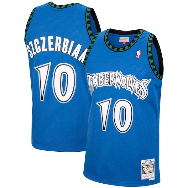 Meraviglioso Splendido Elegante Wally Szczerbiak Minnesota Timberwolves 2001/02 Hardwood Classics Swingman Jersey Blue per i devoti sostenitori