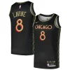 Stupendo Duraturo Zach LaVine Chicago Bulls Nike Swingman Player Jersey City Edition Black per i devoti sostenitori